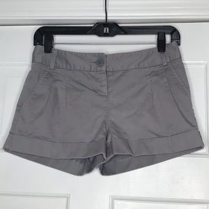Express gray cuffed shorts